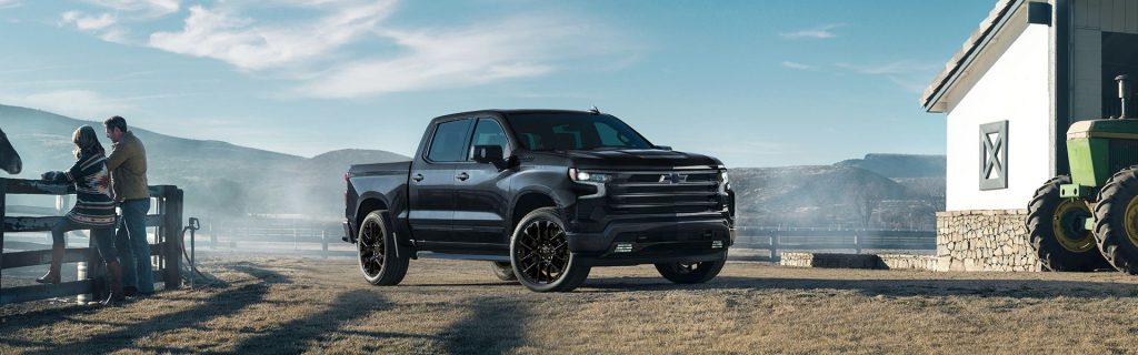 2025 Silverado 1500 parked on a ranch