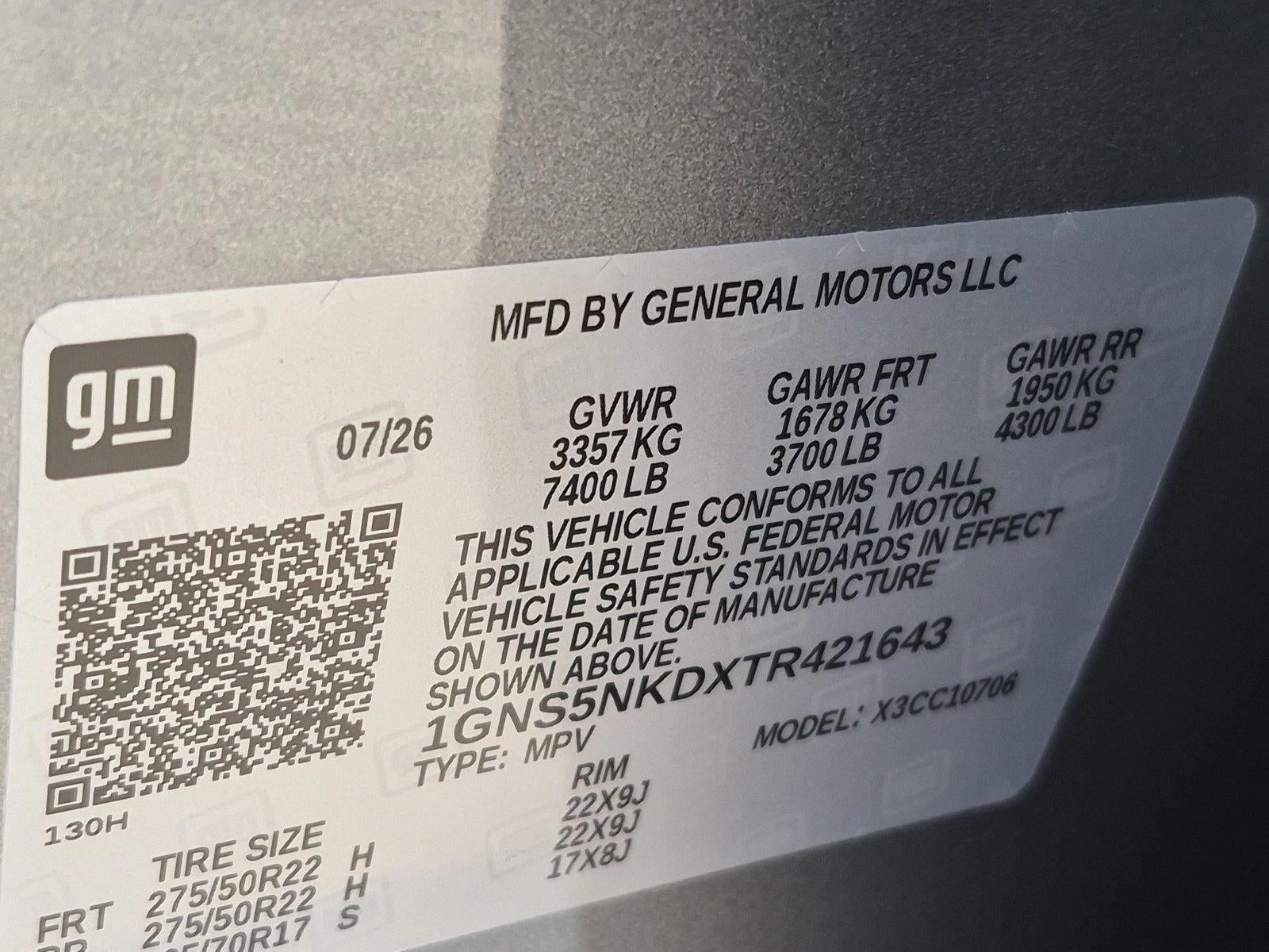 2026 Chevrolet Tahoe LT