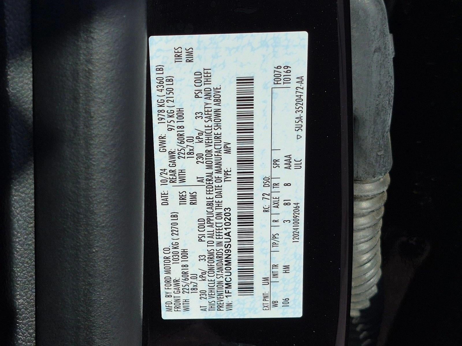 2025 Ford Escape ST-Line FWD