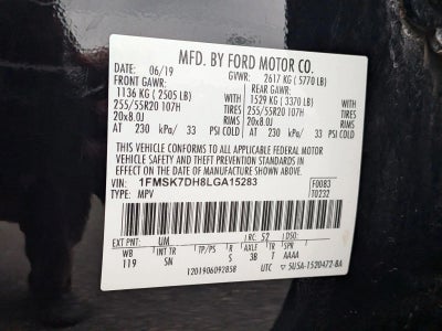 2020 Ford Explorer XLT RWD