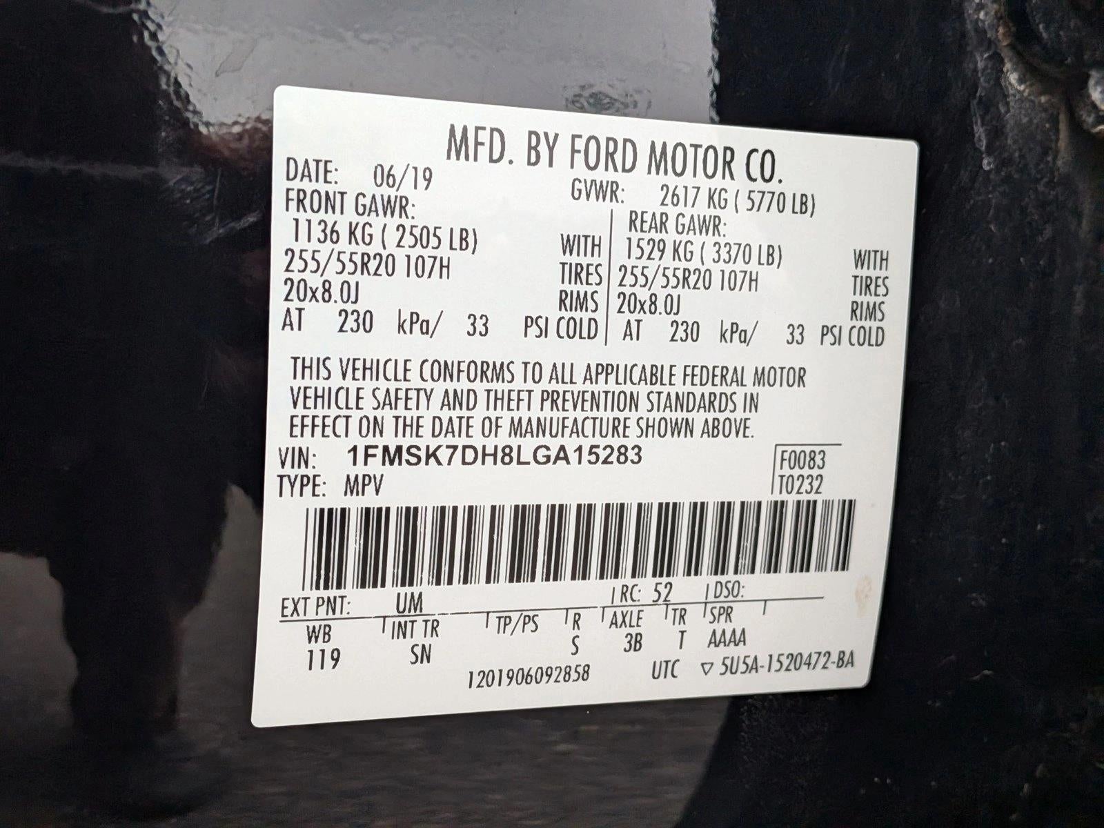 2020 Ford Explorer XLT RWD