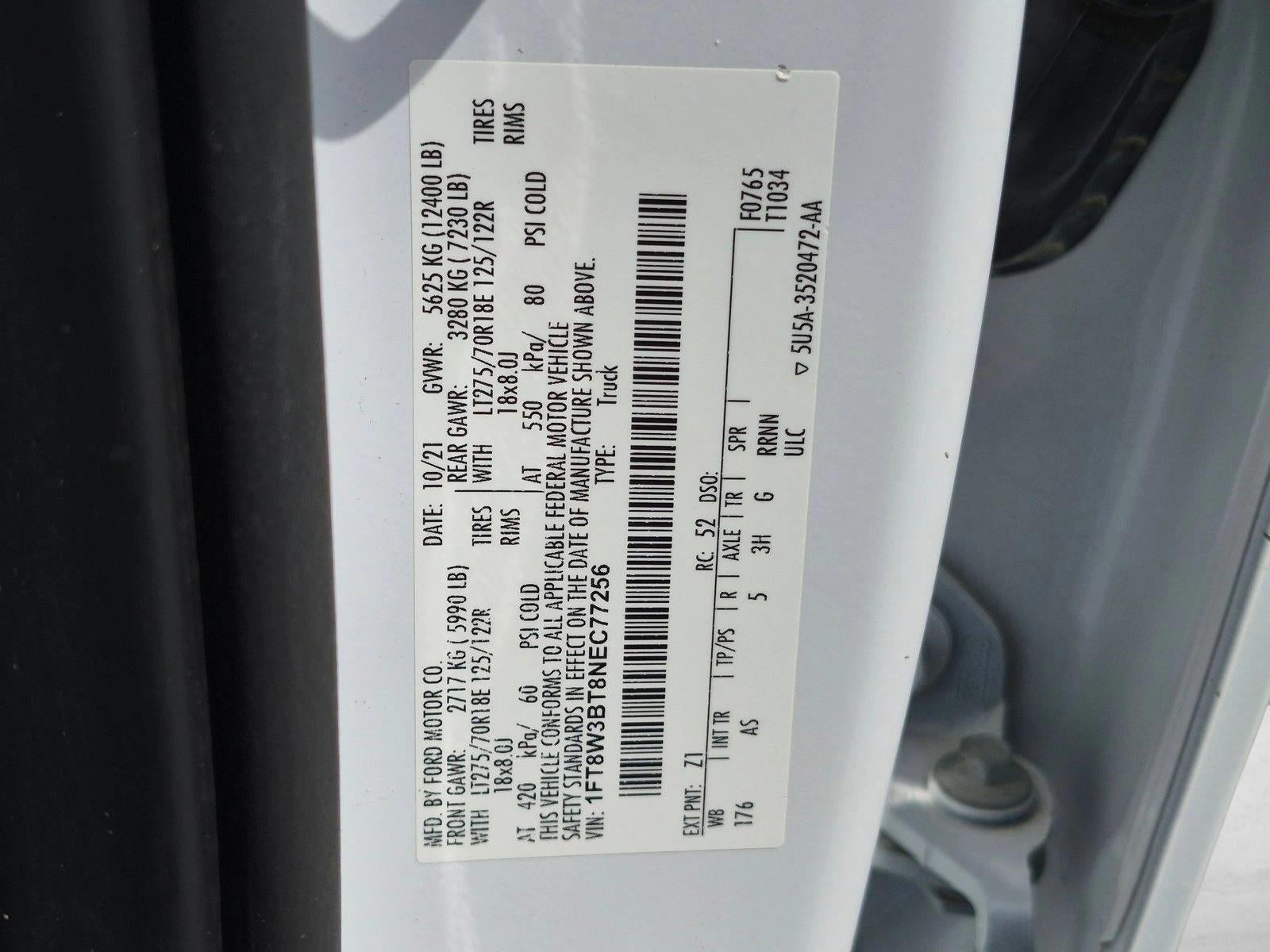 2022 Ford Super Duty F-350 SRW XL 4WD Crew Cab 6.75' Box
