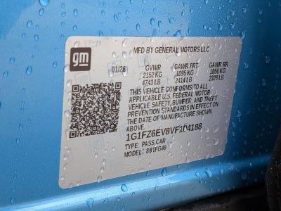 2027 Chevrolet Bolt FWD 4dr RS