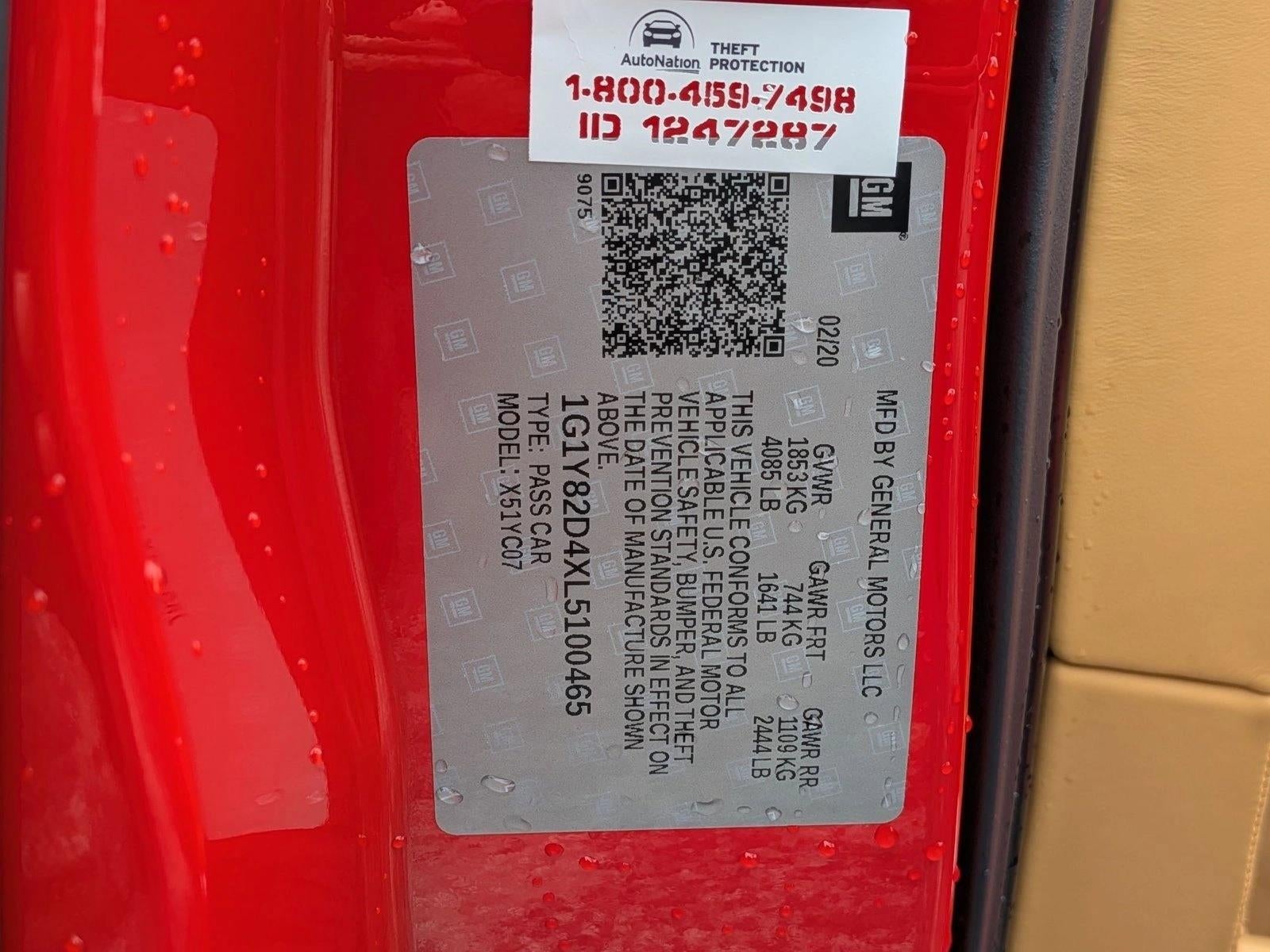 2020 Chevrolet Corvette Stingray Stingray Coupe 3LT