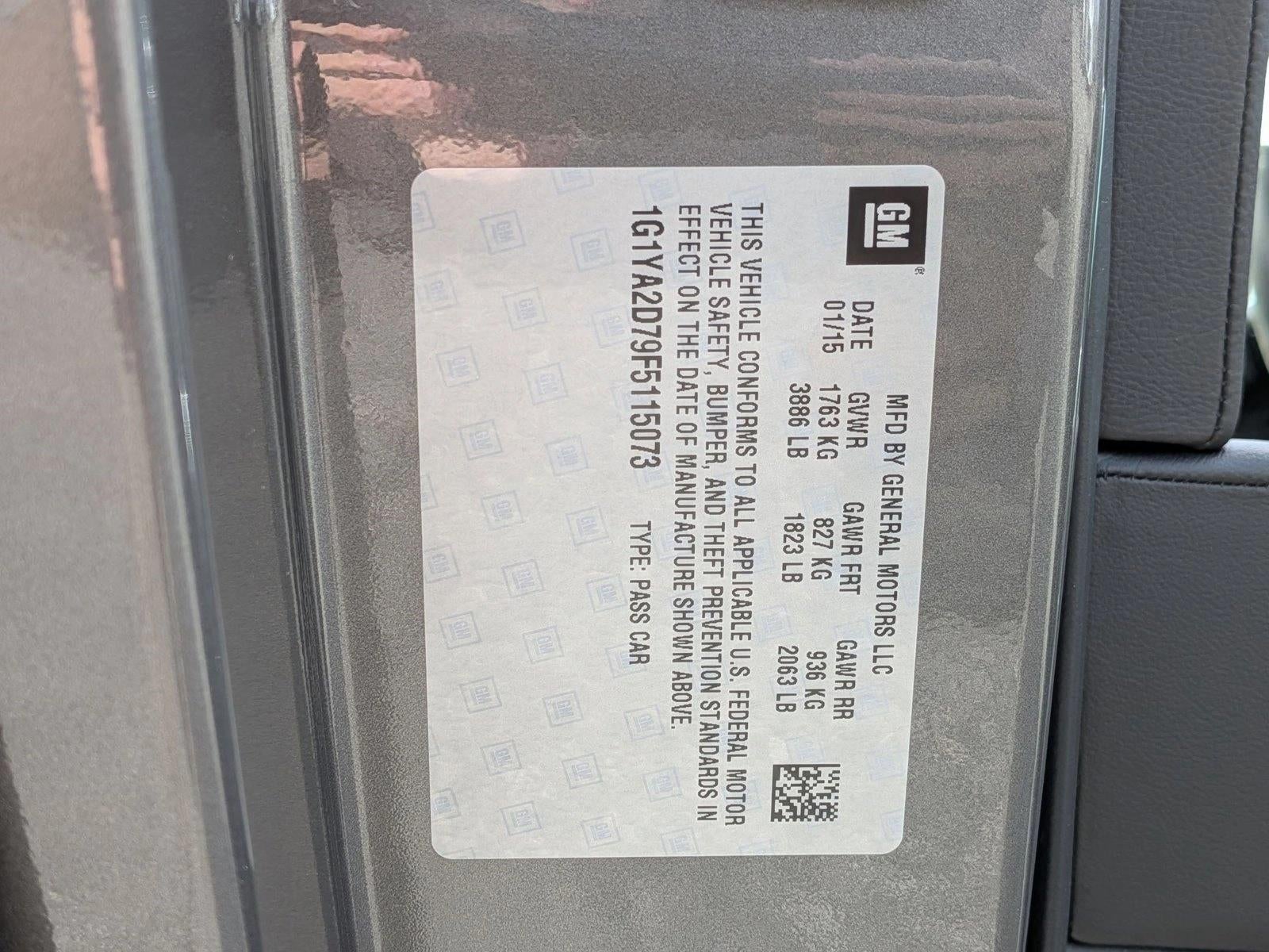 2015 Chevrolet Corvette Stingray Stingray Coupe 1LT