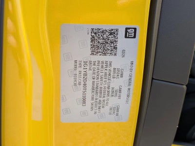 2026 Chevrolet Corvette Stingray Stingray Coupe 2LT