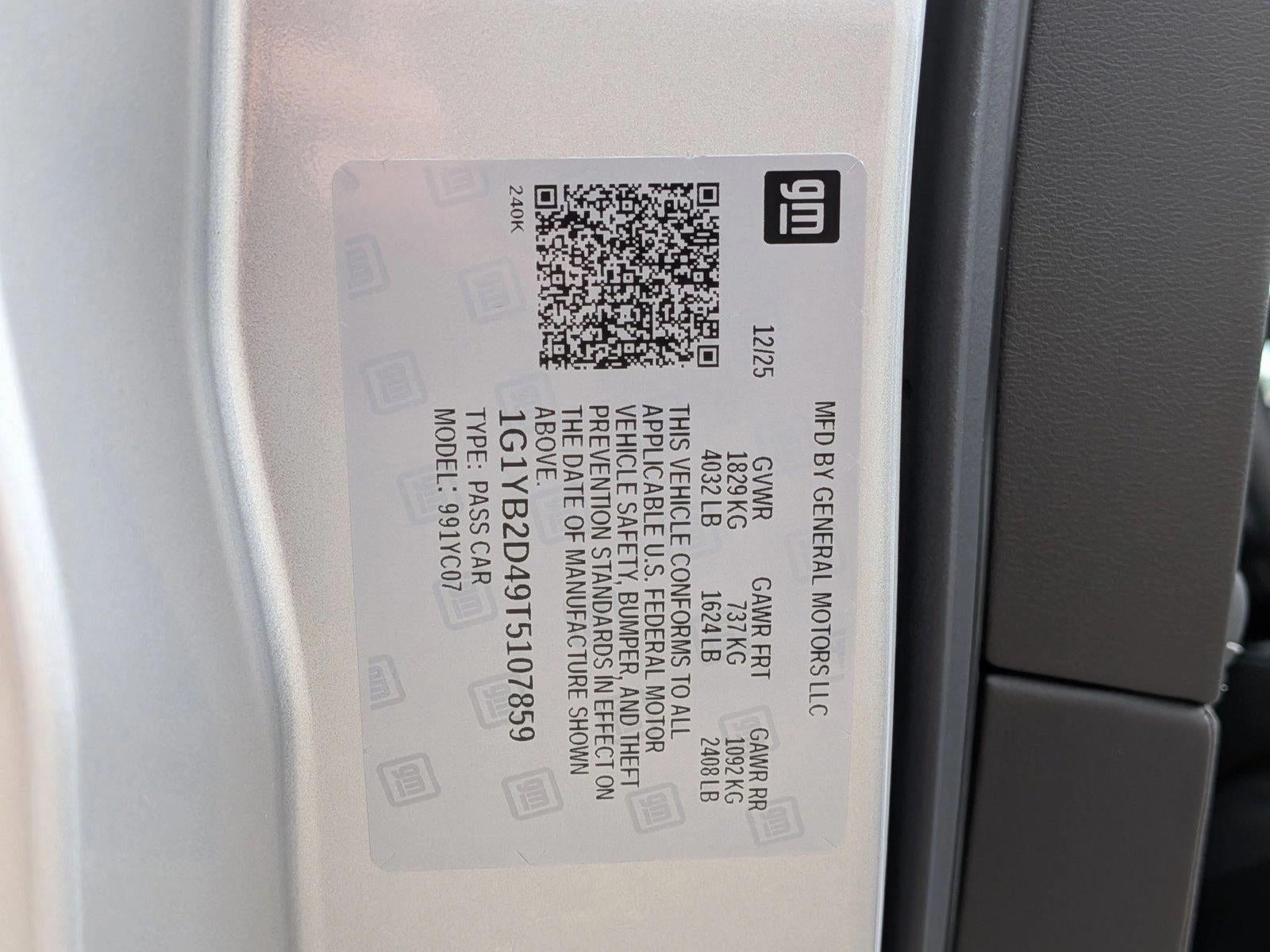 2026 Chevrolet Corvette Stingray Stingray Coupe 2LT