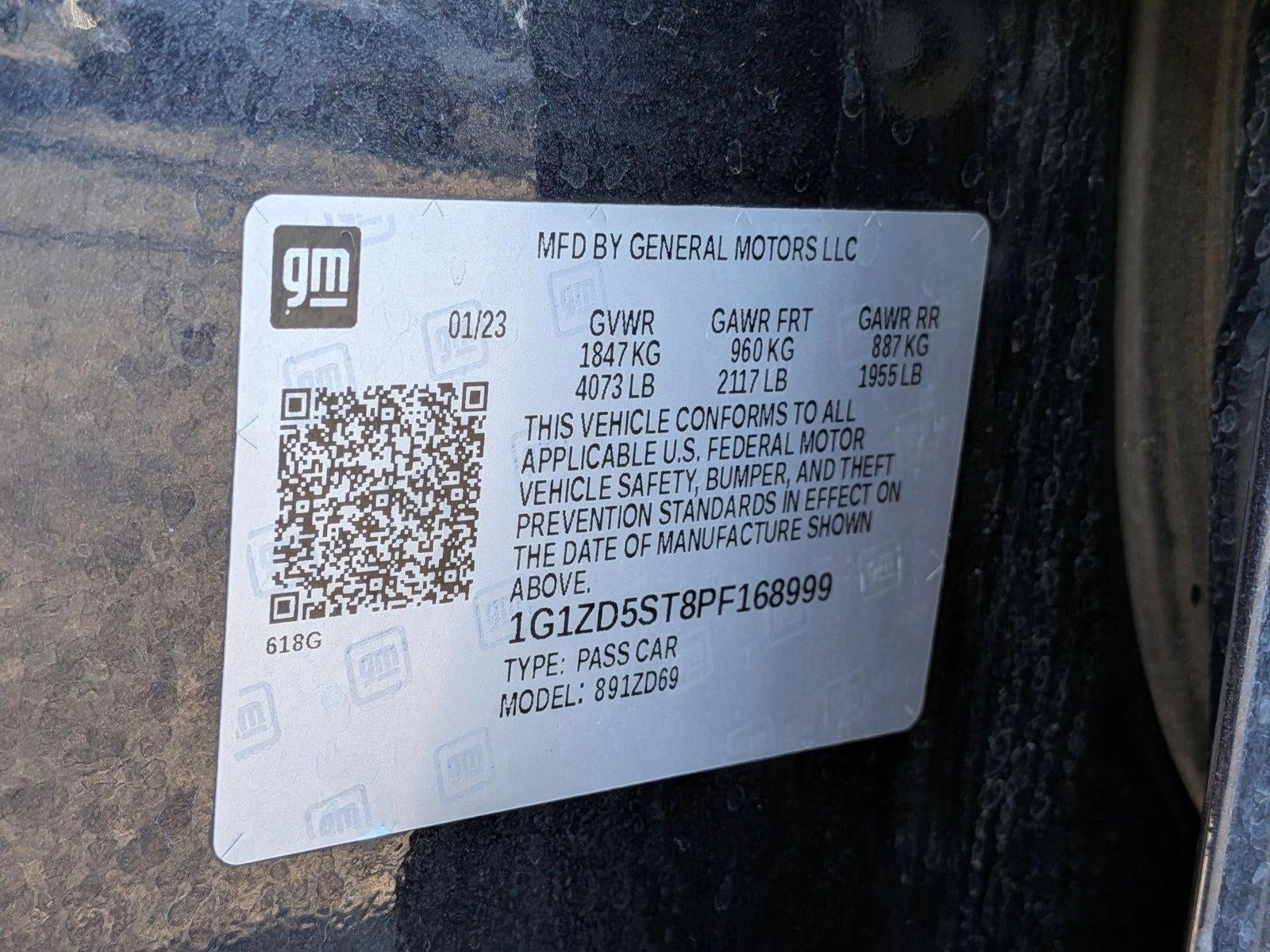 2023 Chevrolet Malibu 4dr Sdn 1LT