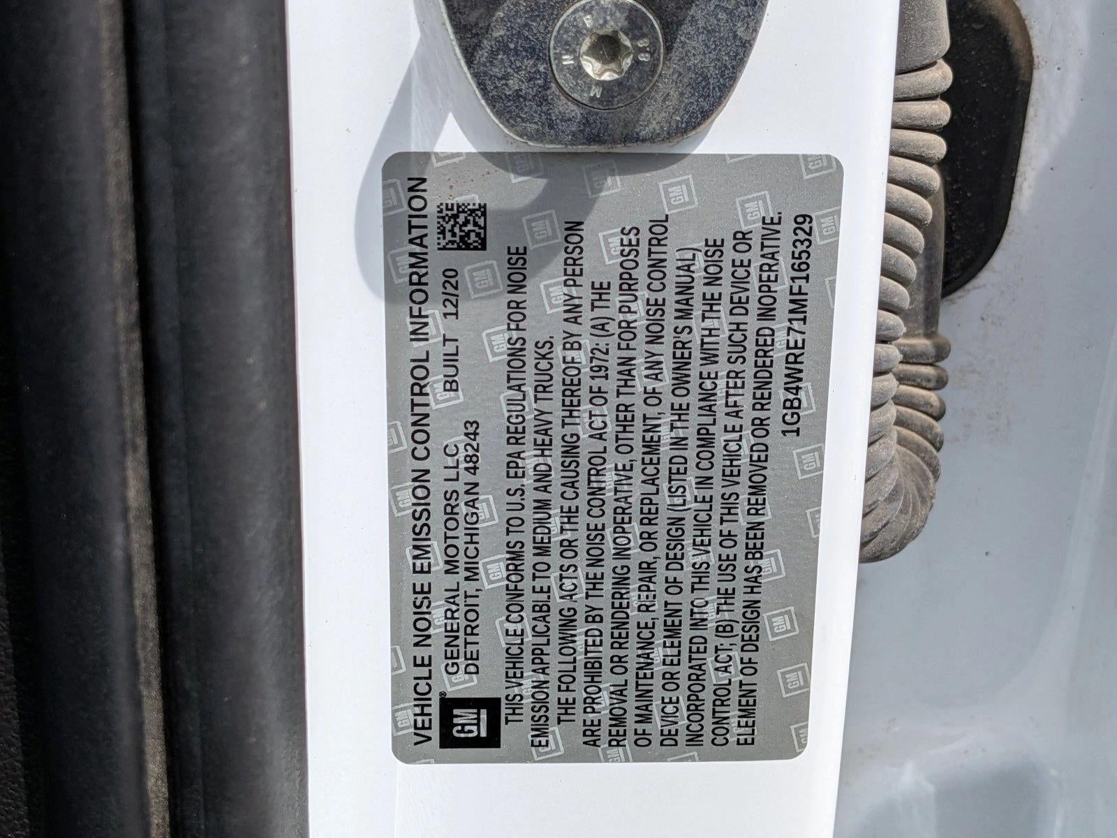 2021 Chevrolet Silverado 3500 HD Chassis Cab 2WD Crew Cab 177" WB, 60" CA Work Truck