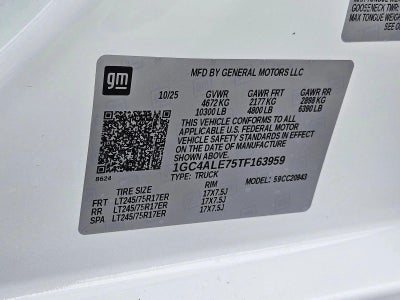 2026 Chevrolet Silverado 2500 HD Crew Cab Long Box 2-Wheel Drive Work Truck