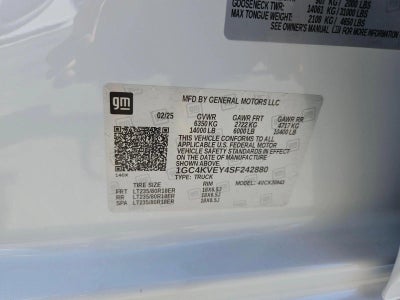 2025 Chevrolet Silverado 3500 HD Crew Cab Long Box 4-Wheel Drive High Country