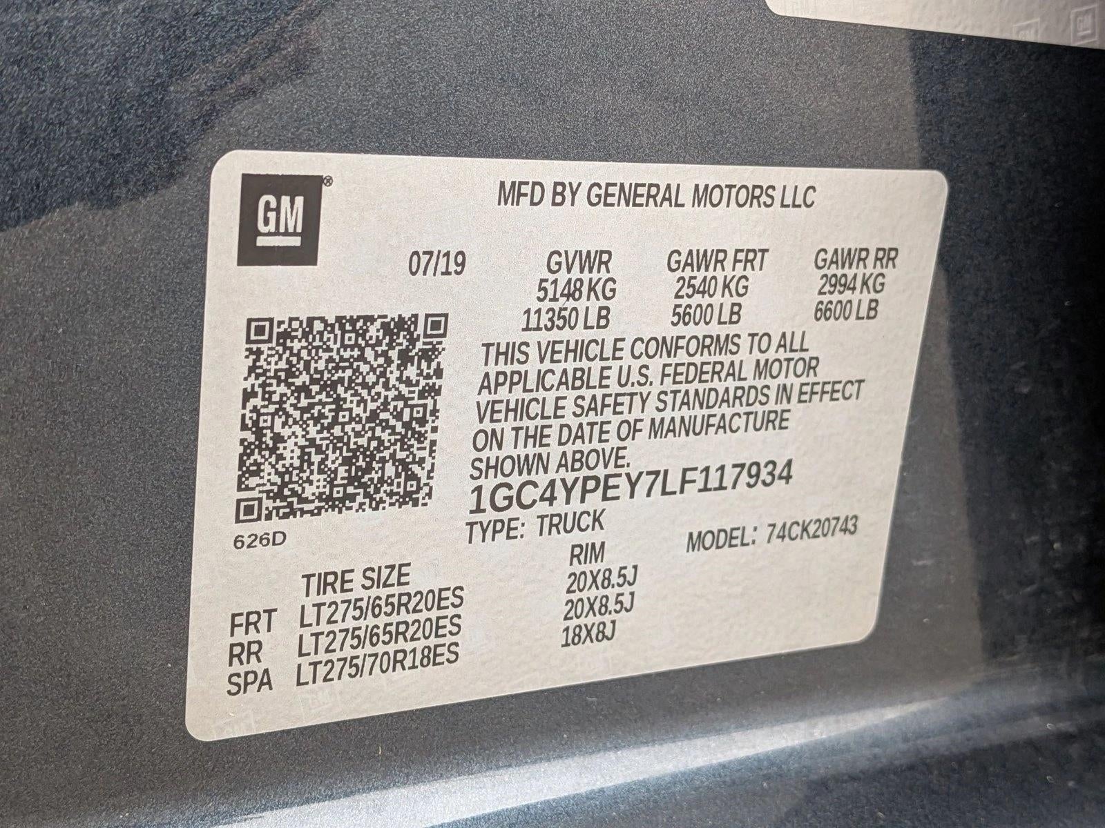 2020 Chevrolet Silverado 2500 HD Crew Cab Standard Box 4-Wheel Drive LTZ