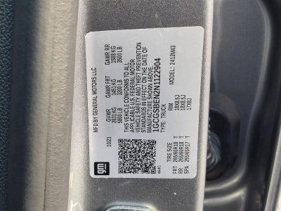 2022 Chevrolet Colorado Crew Cab Short Box 2-Wheel Drive WT