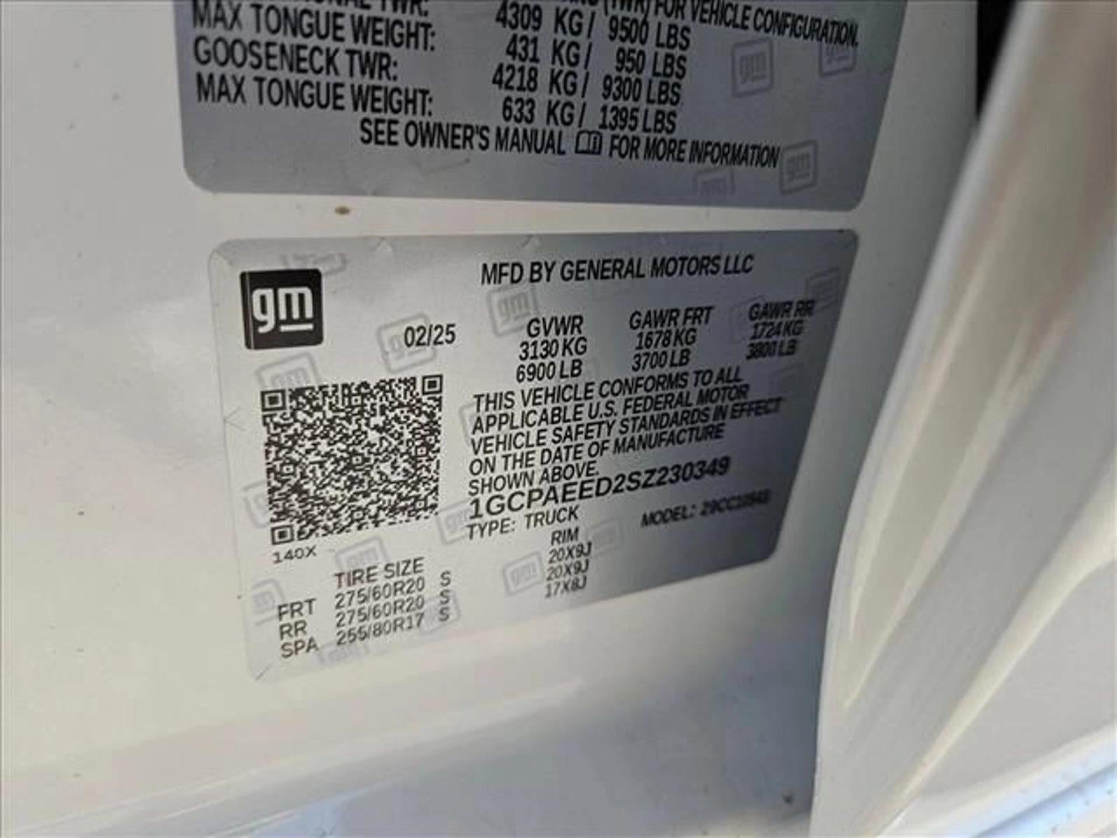 2025 Chevrolet Silverado 1500 Crew Cab Short Box 2-Wheel Drive LTZ