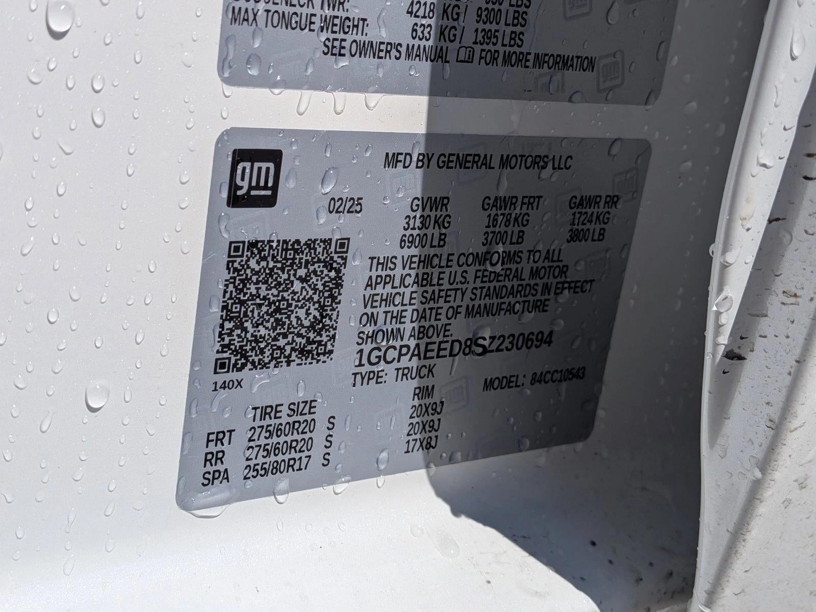 2025 Chevrolet Silverado 1500 Crew Cab Short Box 2-Wheel Drive LTZ