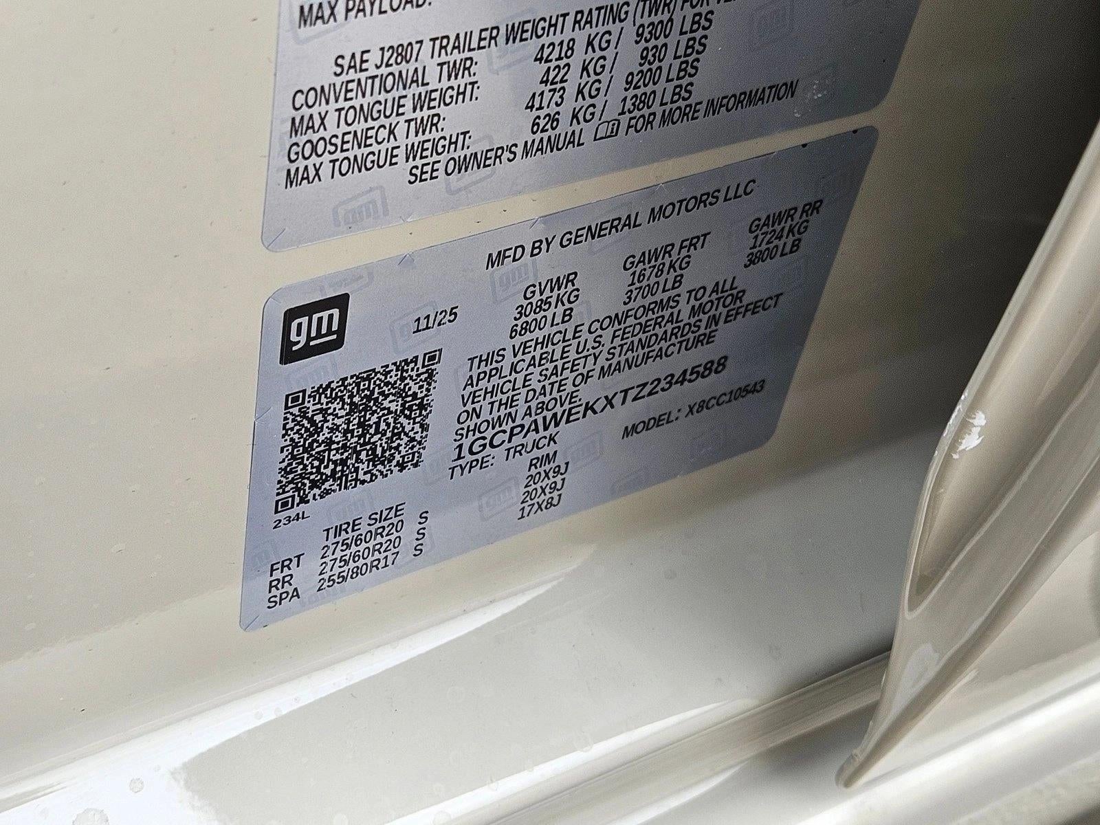 2026 Chevrolet Silverado 1500 Crew Cab Short Box 2-Wheel Drive RST