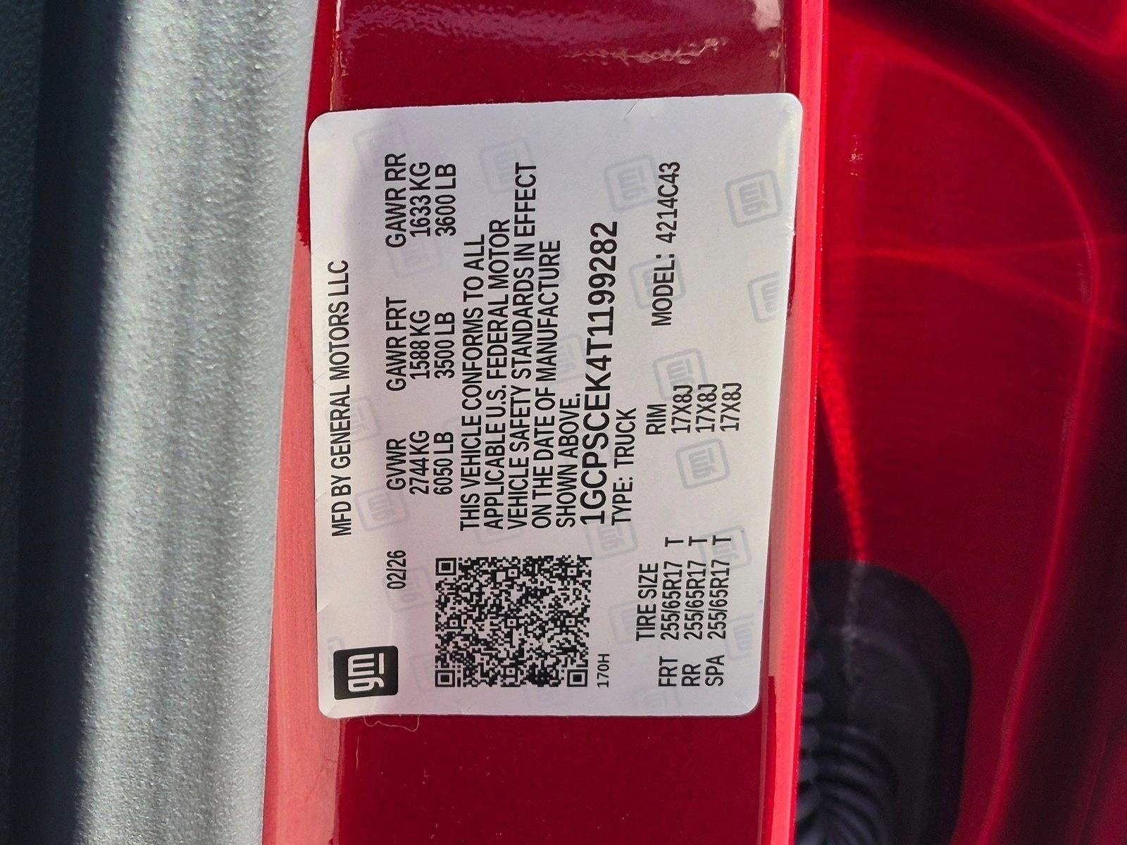 2026 Chevrolet Colorado Crew Cab Short Box 2-Wheel Drive LT