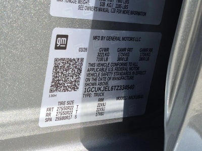 2026 Chevrolet Silverado 1500 Crew Cab Short Box 4-Wheel Drive High Country
