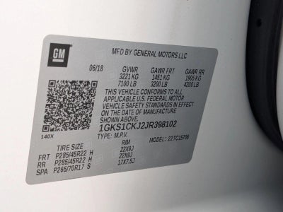 2018 GMC Yukon 2WD 4dr Denali