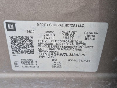 2020 Chevrolet Traverse FWD 1LT