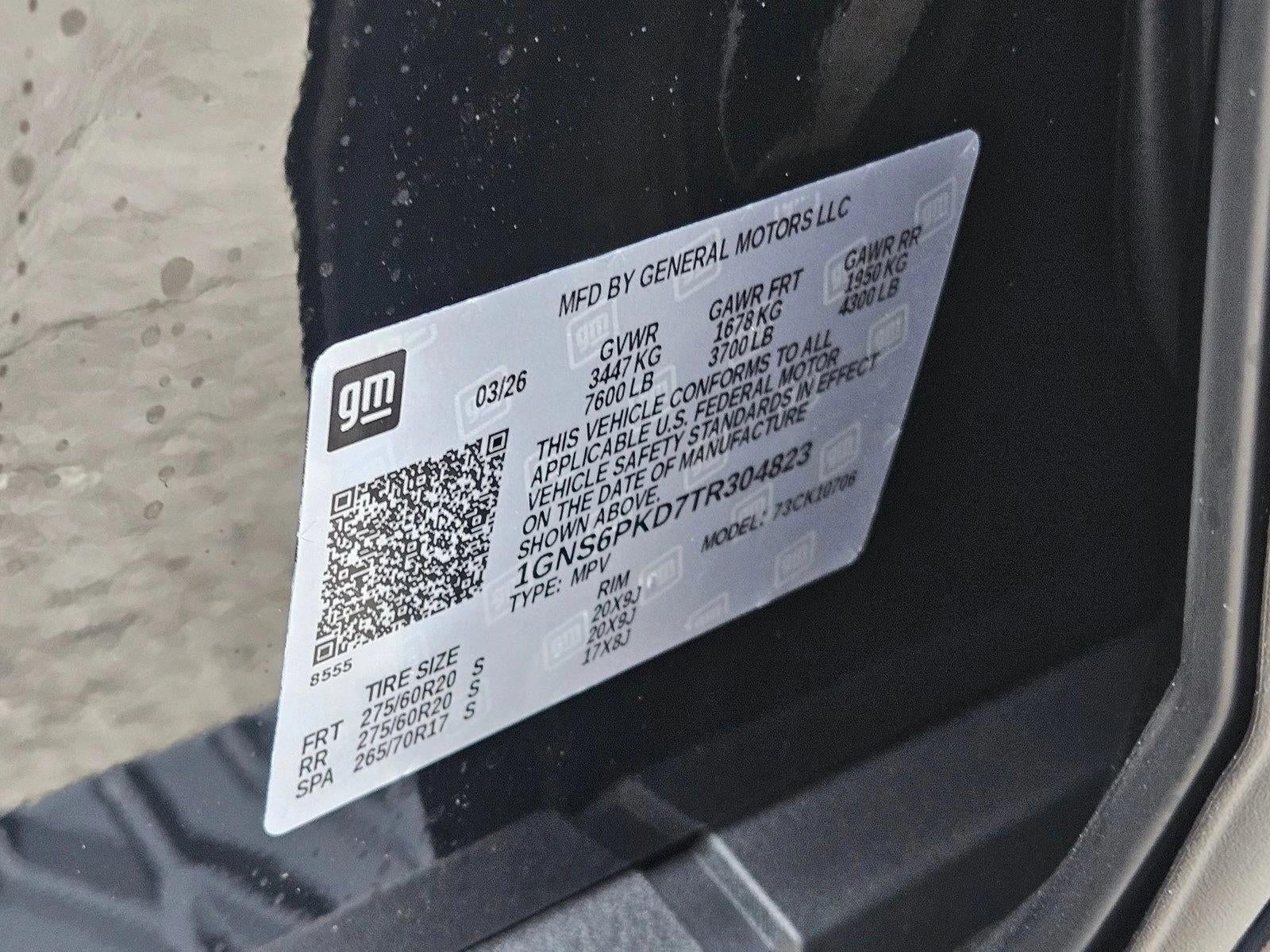 2026 Chevrolet Tahoe 4WD Z71