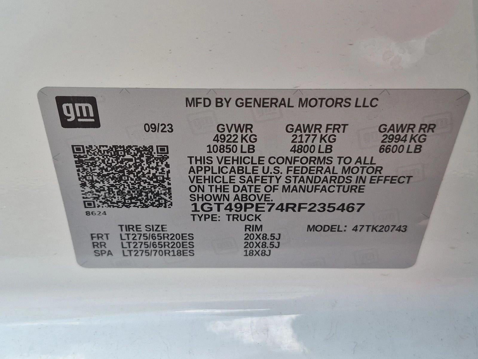 2024 GMC Sierra 2500 HD Crew Cab Standard Box 4-Wheel Drive AT4