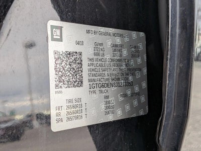 2018 GMC Canyon Crew Cab Short Box 4-Wheel Drive SLT