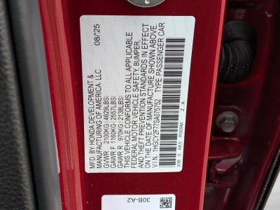 2025 Honda Accord Hybrid Sport-L Sedan