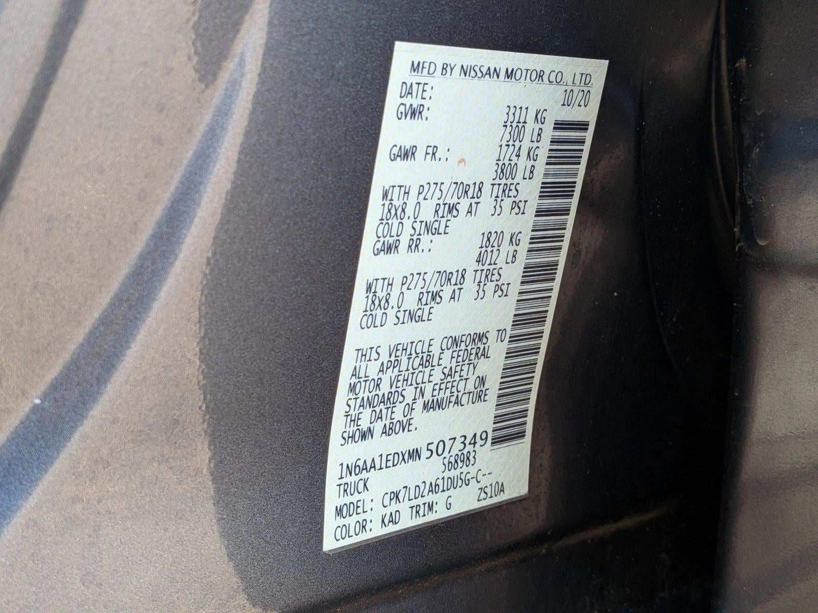 2021 Nissan Titan 4x4 Crew Cab PRO-4X