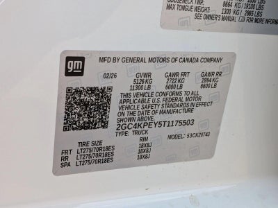 2026 Chevrolet Silverado 2500 HD Crew Cab Standard Box 4-Wheel Drive LTZ