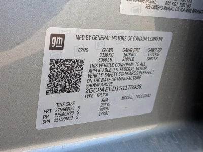 2025 Chevrolet Silverado 1500 Crew Cab Short Box 2-Wheel Drive LTZ