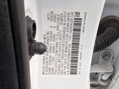 2021 Honda Civic Sedan Sport CVT