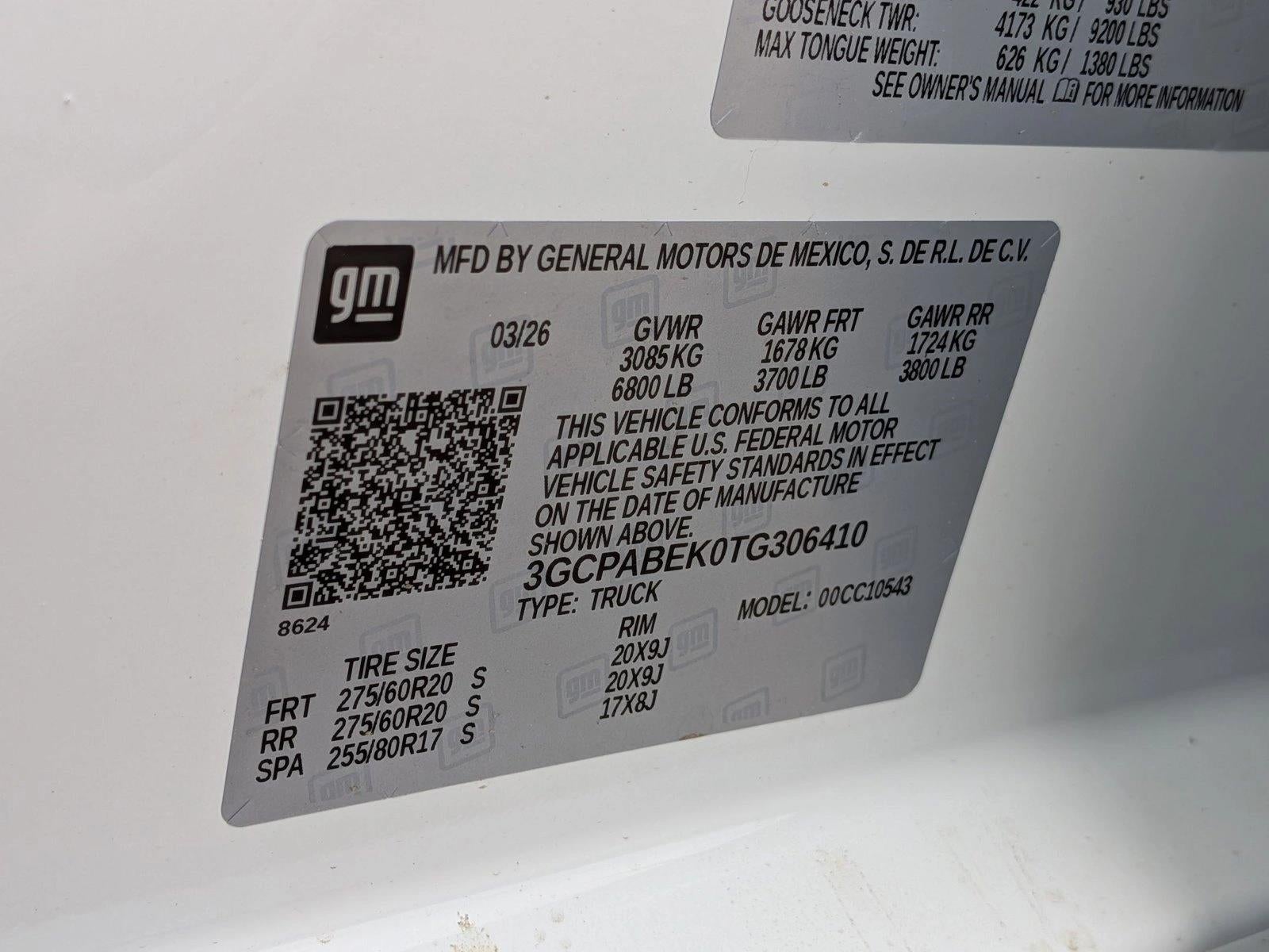 2026 Chevrolet Silverado 1500 Crew Cab Short Box 2-Wheel Drive Custom