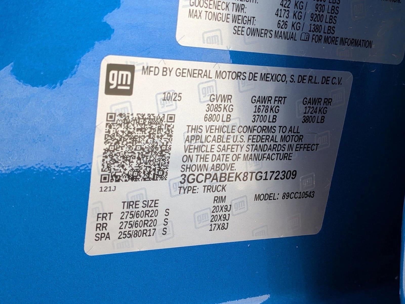 2026 Chevrolet Silverado 1500 Crew Cab Short Box 2-Wheel Drive Custom