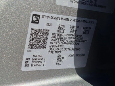 2026 Chevrolet Silverado 1500 Crew Cab Short Box 2-Wheel Drive LT