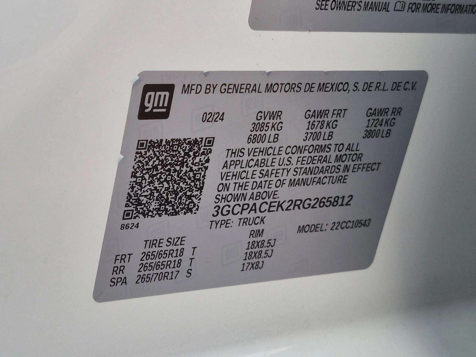 2024 Chevrolet Silverado 1500 Crew Cab Short Box 2-Wheel Drive LT