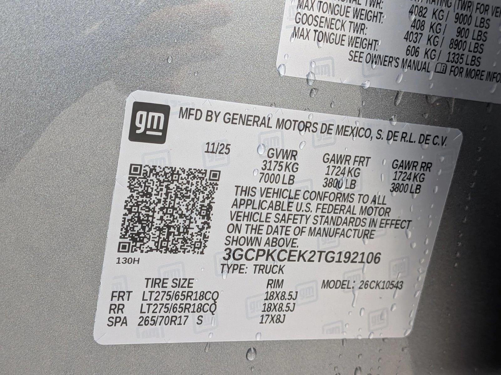 2026 Chevrolet Silverado 1500 Crew Cab Short Box 4-Wheel Drive Custom Trail Boss