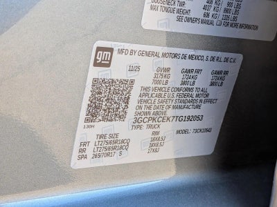 2026 Chevrolet Silverado 1500 Crew Cab Short Box 4-Wheel Drive Custom Trail Boss