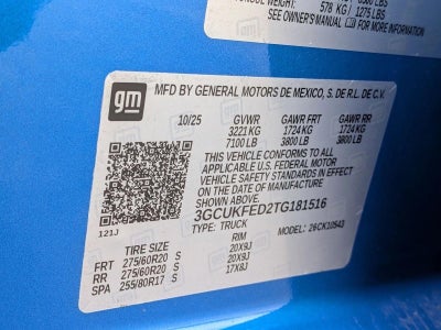 2026 Chevrolet Silverado 1500 Crew Cab Short Box 4-Wheel Drive LT Trail Boss