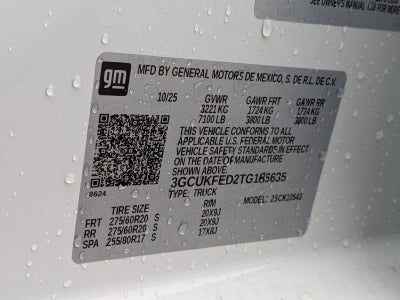 2026 Chevrolet Silverado 1500 Crew Cab Short Box 4-Wheel Drive LT Trail Boss