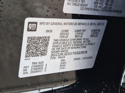 2026 Chevrolet Silverado 1500 Crew Cab Short Box 4-Wheel Drive High Country