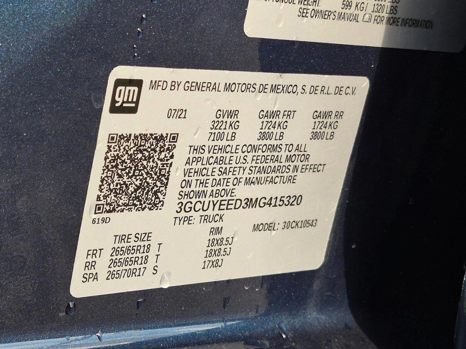 2021 Chevrolet Silverado 1500 Crew Cab Short Box 4-Wheel Drive RST