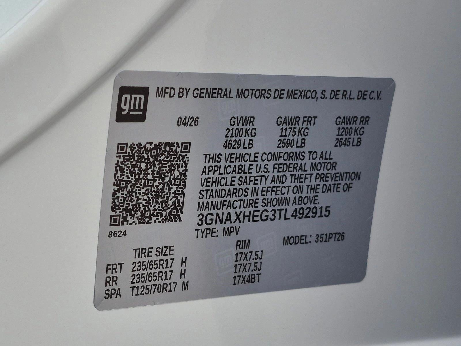 2026 Chevrolet Equinox FWD LT