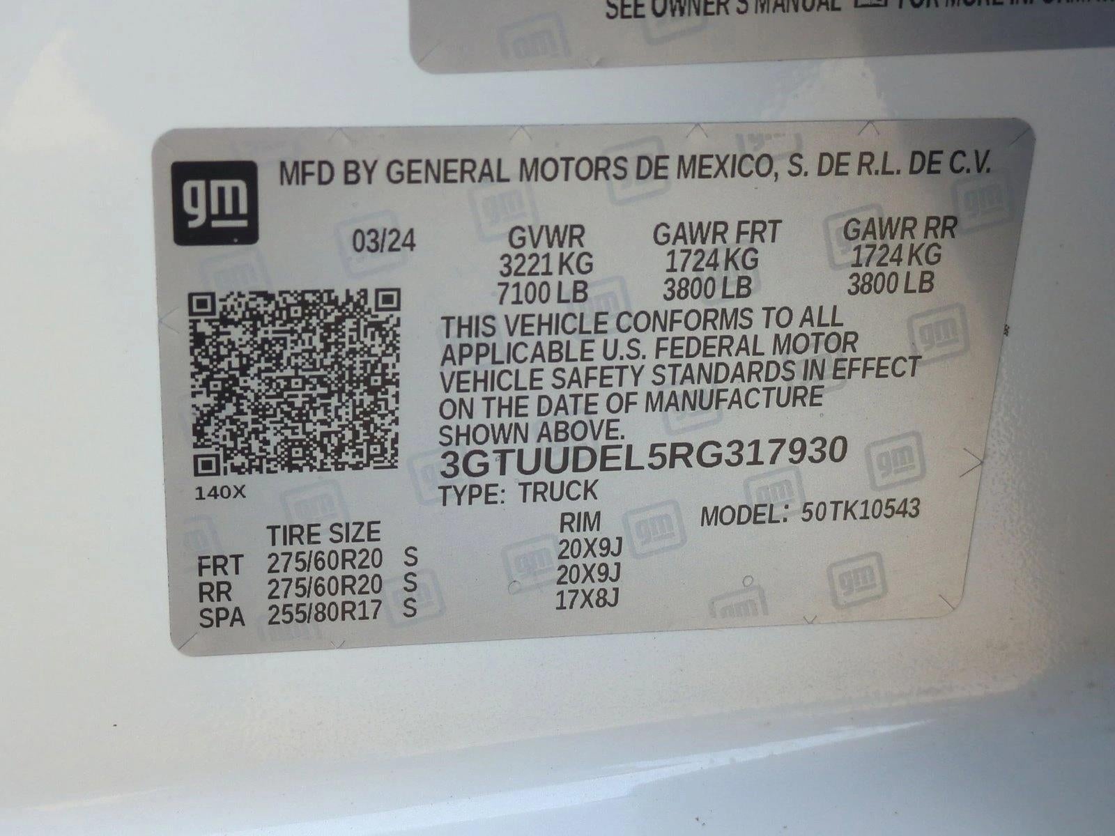 2024 GMC Sierra 1500 Crew Cab Short Box 4-Wheel Drive SLT