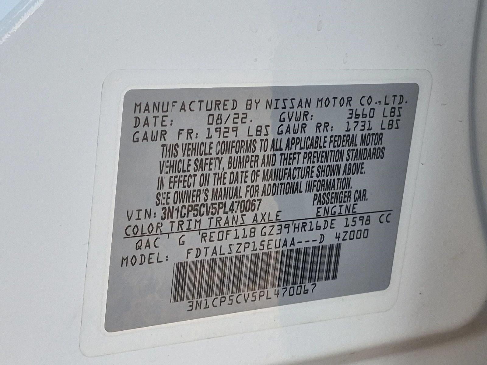 2023 Nissan Kicks SV FWD