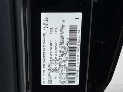 2024 Toyota Tacoma 2WD SR Double Cab 5' Bed AT (Natl)