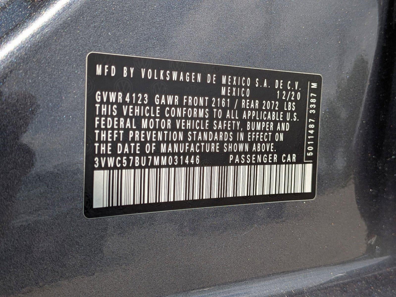 2021 Volkswagen Jetta S Auto