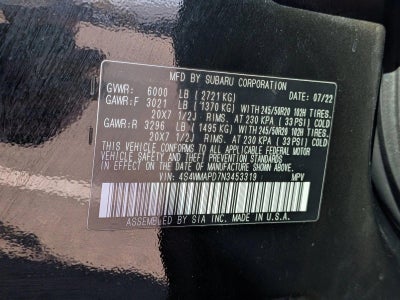 2022 Subaru Ascent Limited 7-Passenger