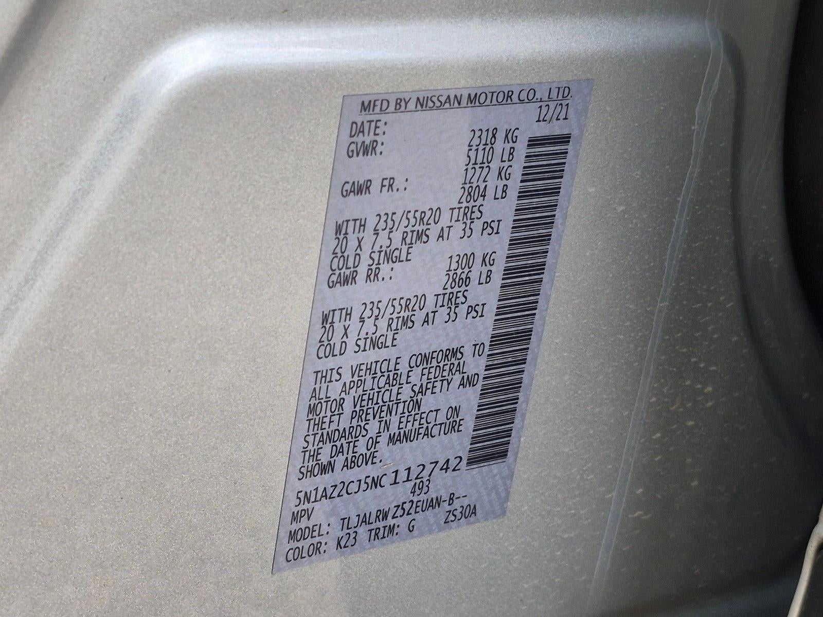 2022 Nissan Murano FWD SL