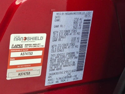 2025 Nissan Pathfinder Platinum 4WD